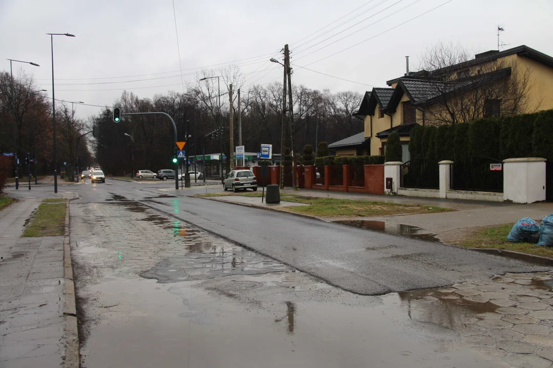 Ulica Krakowska w Łodzi po przebudowie