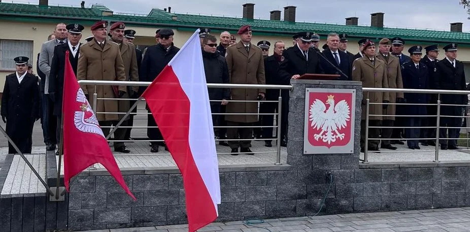 Kadeci z Kutna na uroczystościach w Leźnicy Wielkiej