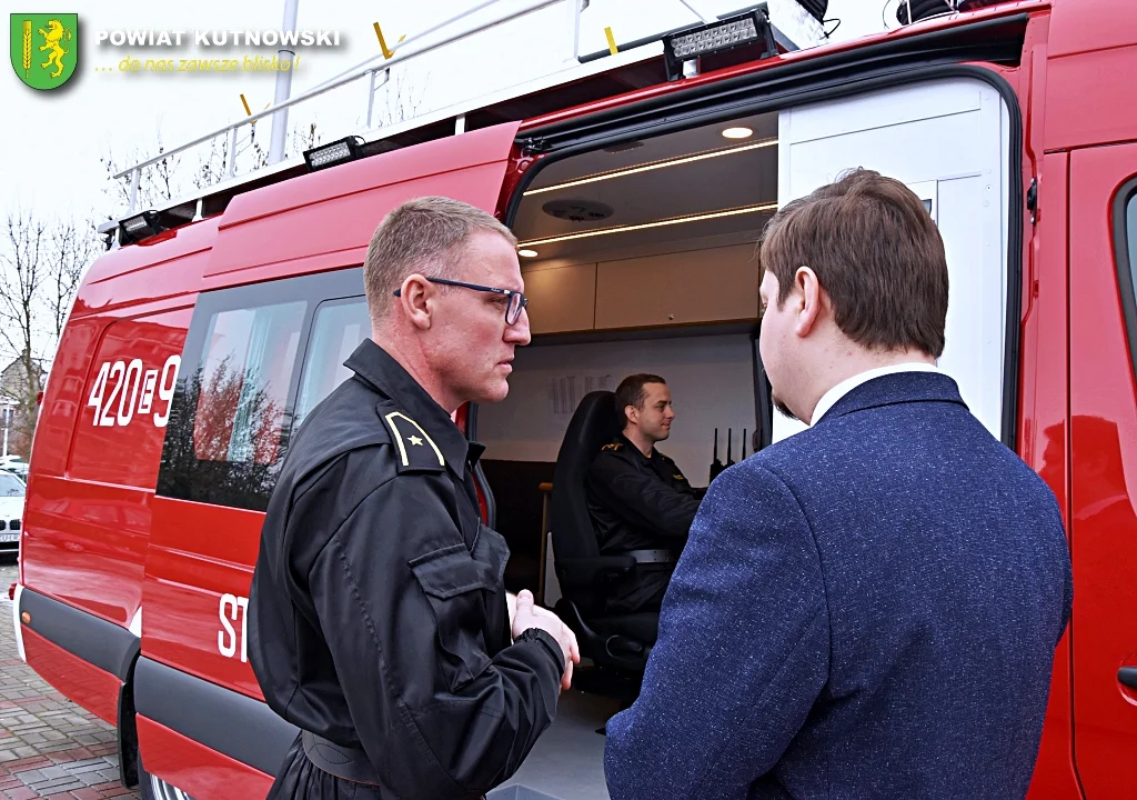 Starosta Daniel Kowalik wziął udział w naradzie rocznej KP PSP w Kutnie i OSP z powiatu kutnowskiego