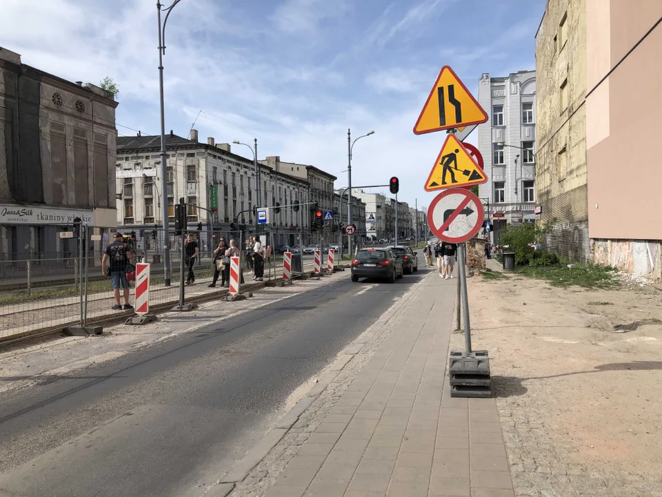 Utrudnienia przy skrzyżowaniu Zachodnia/Próchnika w Łodzi