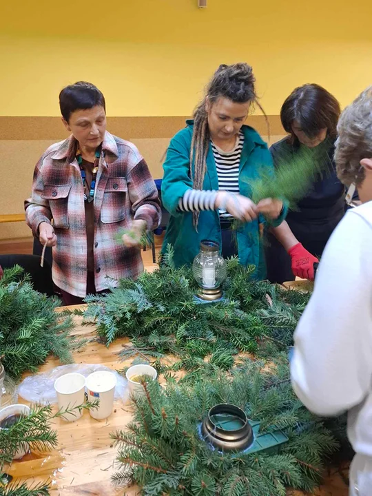 Warsztaty florystyczne w Gminnym Ośrodku Kultury w Piątku