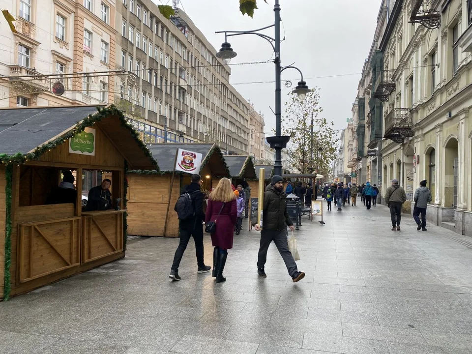 Jarmark Bożonarodzeniowy na Piotrkowskiej w Łodzi