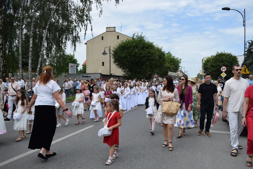 procesja Bożego Ciała w parafii Matki Bożej Dobrej Rady w Zgierzu