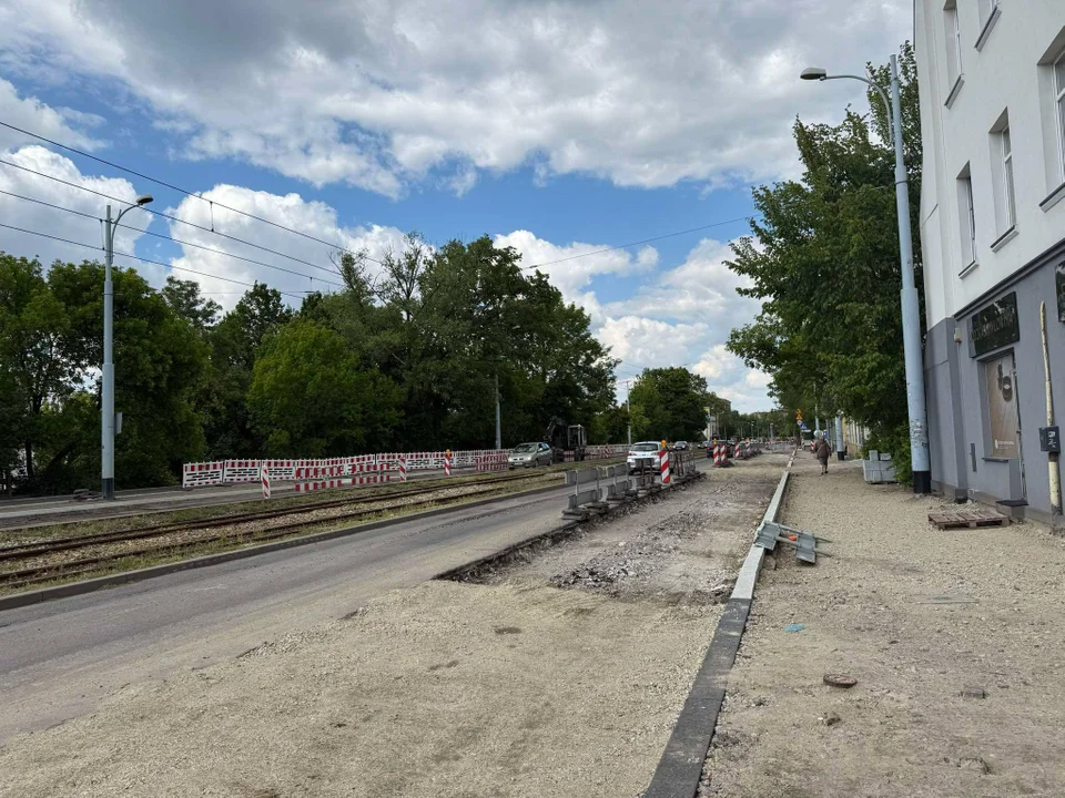 Remont ul. Pabianickiej w Łodzi