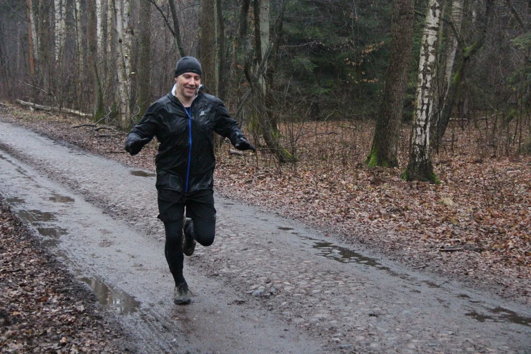 Walentynkowy parkrun w Lesie Łagiewnickim