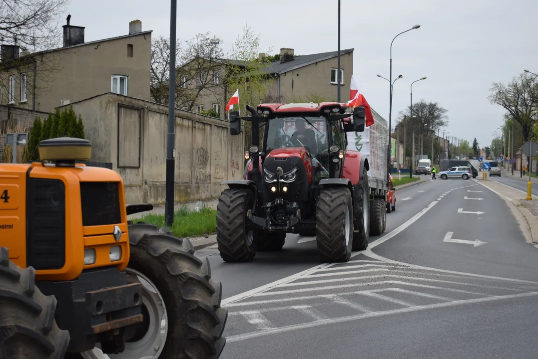 Rolnicy protestują w Zgierzu