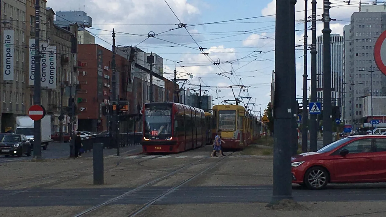 Zatrzymanie tramwajów na Kilińskiego