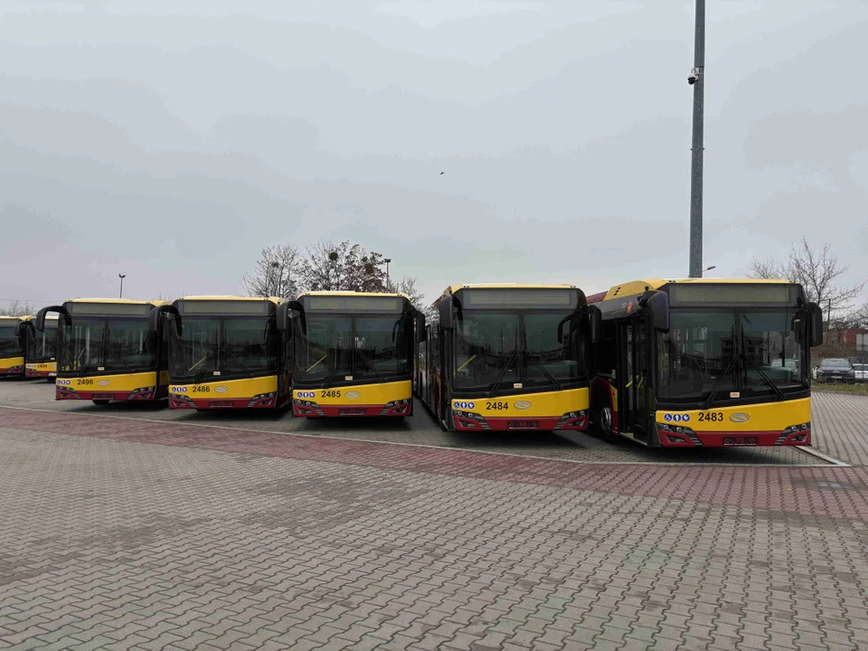 63 nowych autobusów hybrydowych przyjechało do MPK Łódź