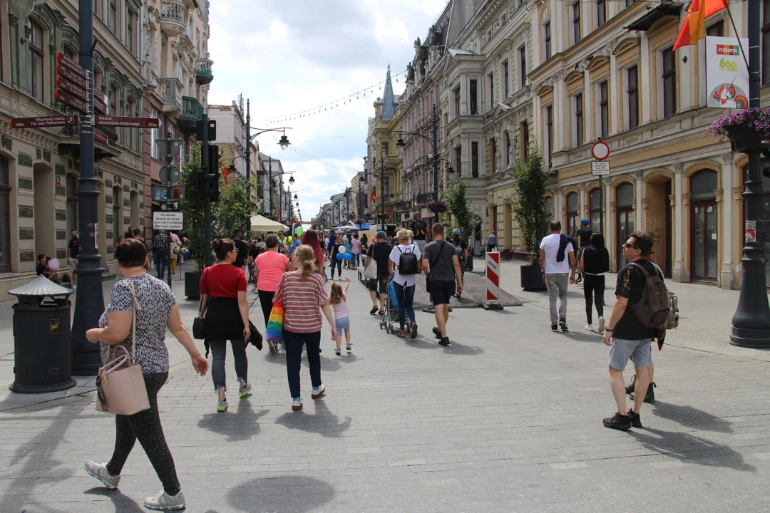 Huczne urodziny Łodzi na ul. Piotrkowskiej