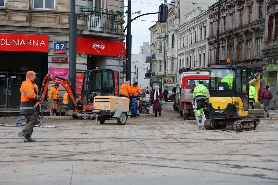 Powrót tramwajów na ulicę Zachodnią w Łodzi