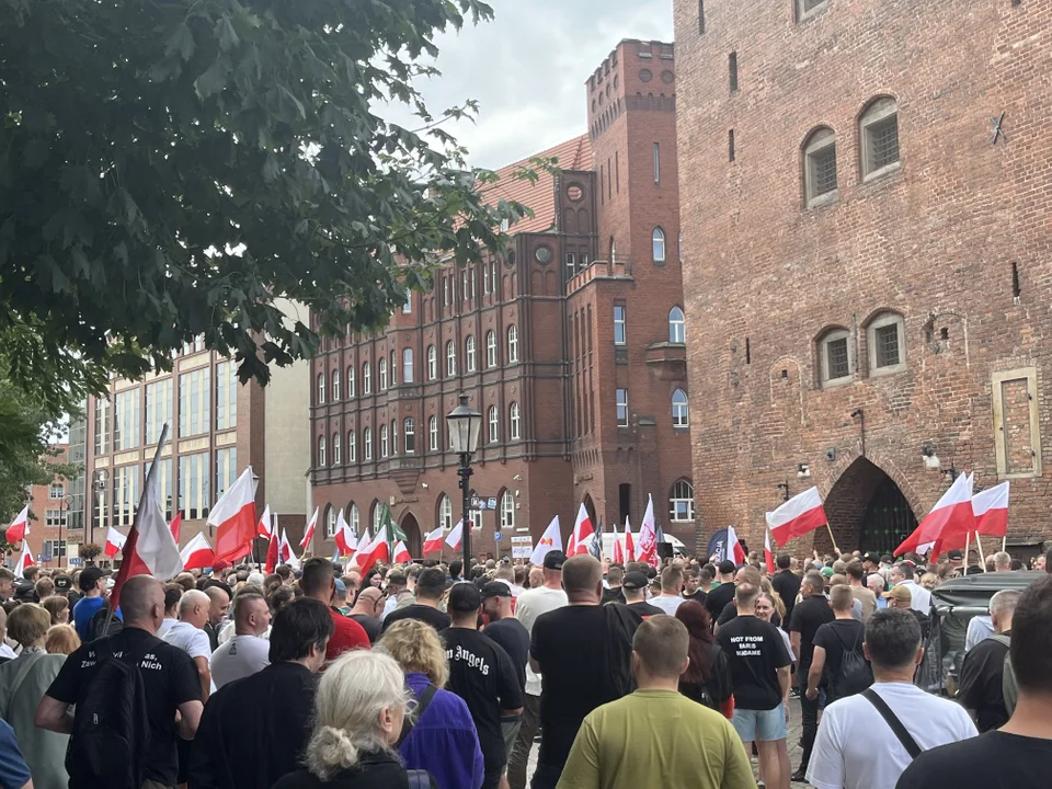 Protest "Stop Masowej Imigracji" w Gdańsku