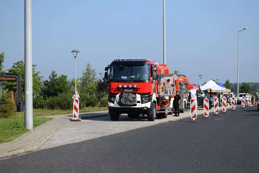 Kontrola pojazdów i atrakcje dla dzieci przy autostradzie A1