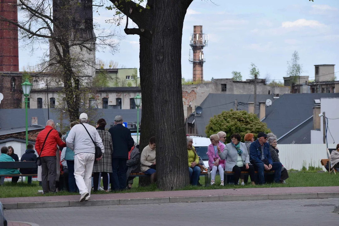 Wybitny francuski kucharz na pokazie kulinarnym w Zgierzu. Działo się przed Starym Młynem