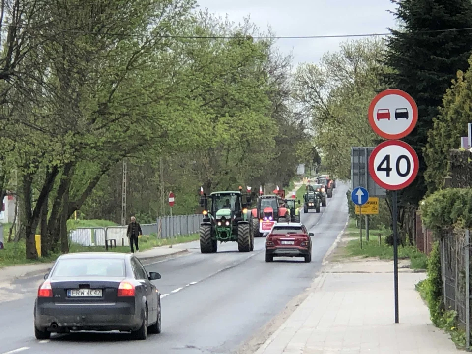 Protest rolników w Nowosolnej - 12.04.2024 r.