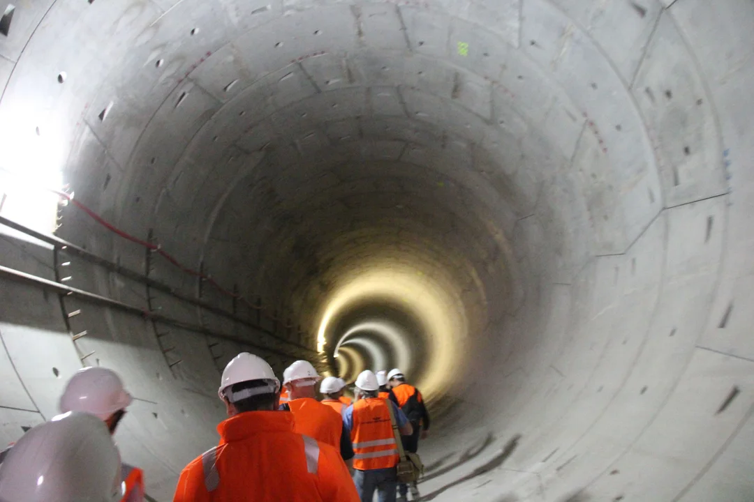 Trwa budowa tunelu kolejowego pod Łodzią - odcinek do przystanku Łódź Koziny