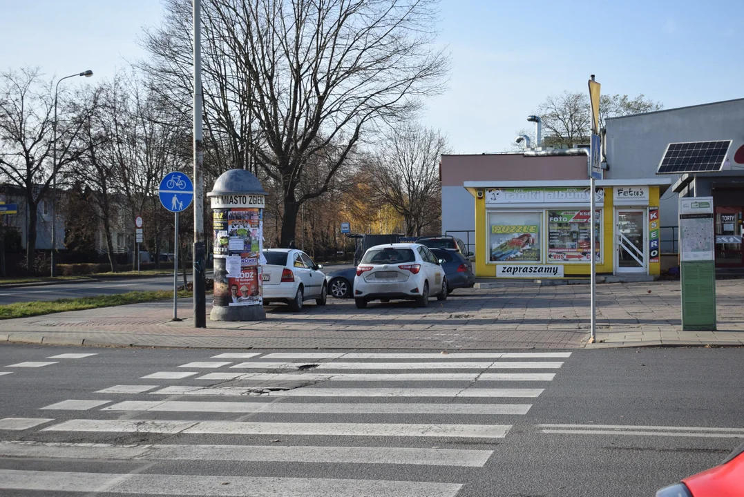 Parking przy Sezamie w Zgierzu