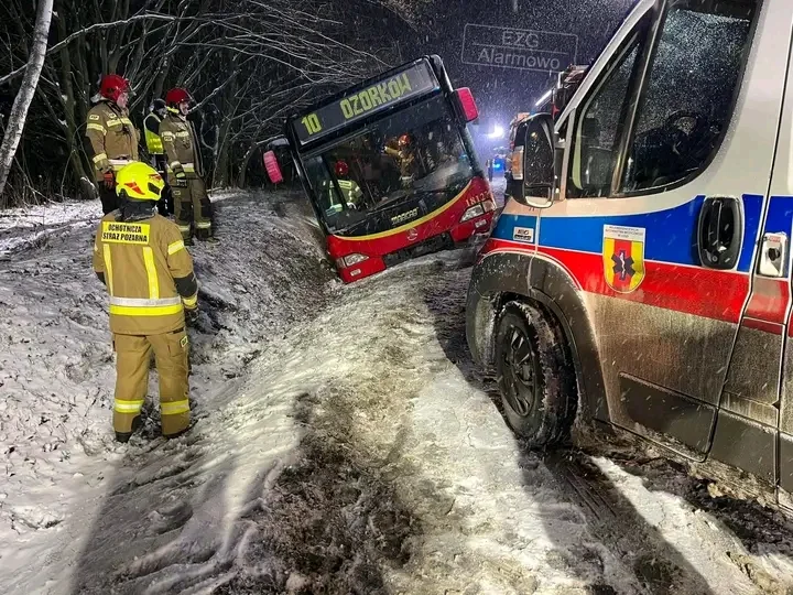 Autobus nr 10 w Emilii wjechał do rowu. W pojeździe przebywały 22 osoby - Zdjęcie główne