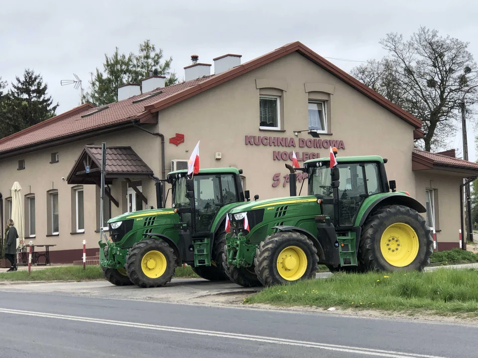 Protest rolników w Nowosolnej - 12.04.2024 r.