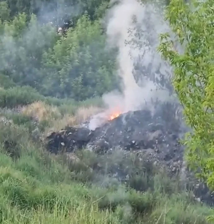 Jaka była przyczyna pożaru na składowisku odpadów chemicznych w Zgierzu