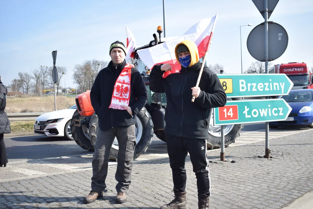 Protest rolników w Łódzkiem