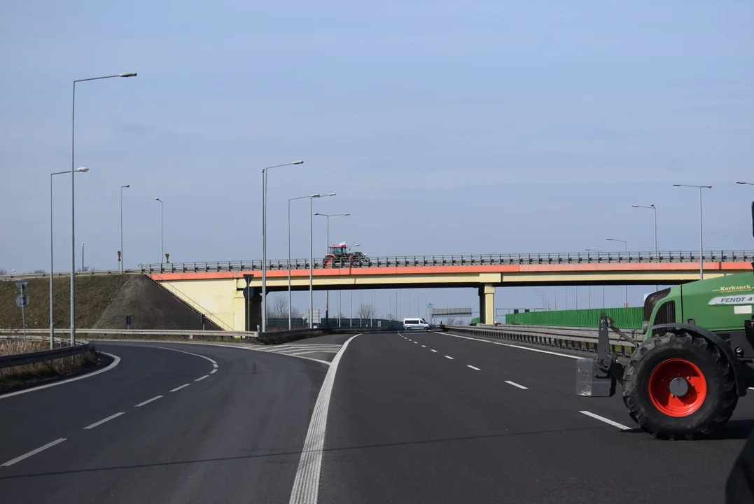 Protest rolników w Łódzkiem