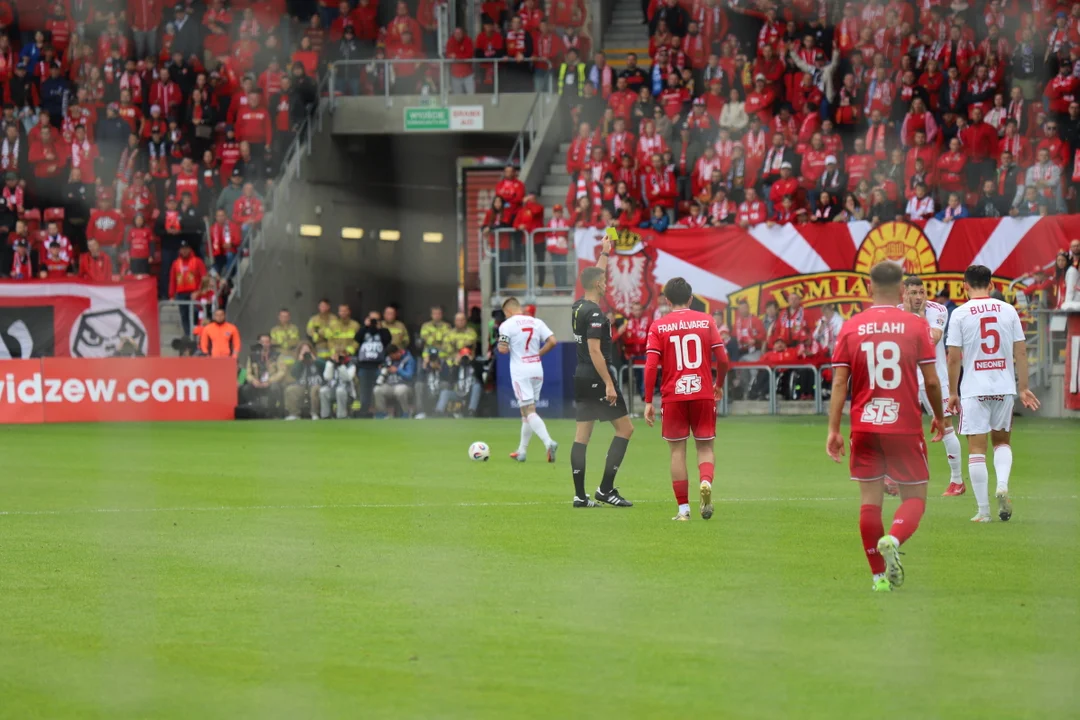 Mecz Widzew - Raków Częstochowa