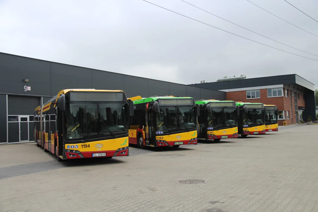 Nowe autobusy marki Solaris w barwach MPK Łódź