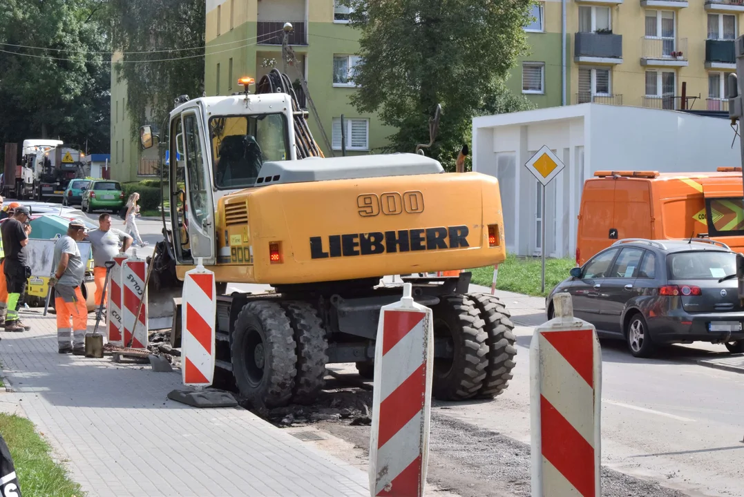 Wymiana nawierzchni na ulicy Rembowskiego