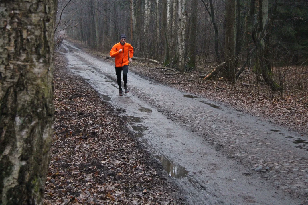 Walentynkowy parkrun w Lesie Łagiewnickim