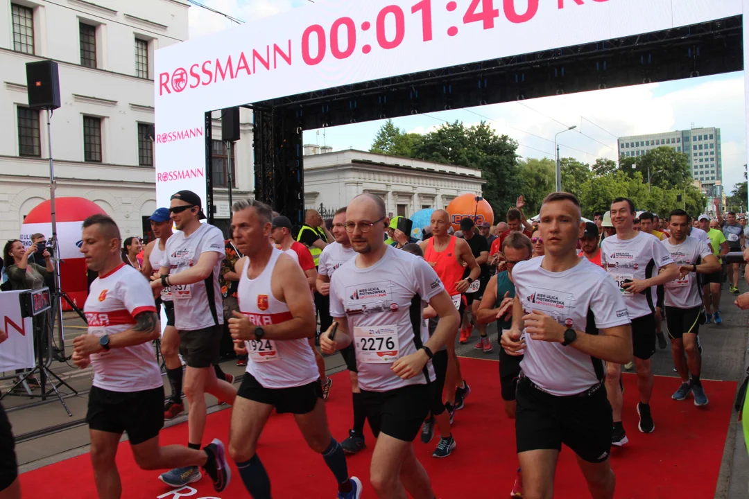 21. Bieg Ulicą Piotrkowską Rossmann Run w Łodzi