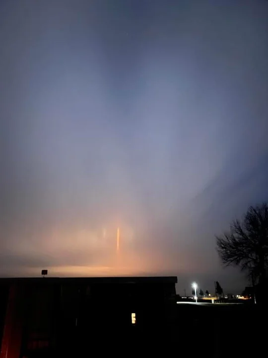 Tajemnicze zjawisko na niebie w Płocku