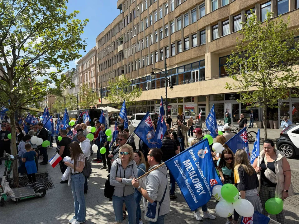Święto Pracy w Łodzi. Współorganizatorami OPZZ i Nowa Lewica