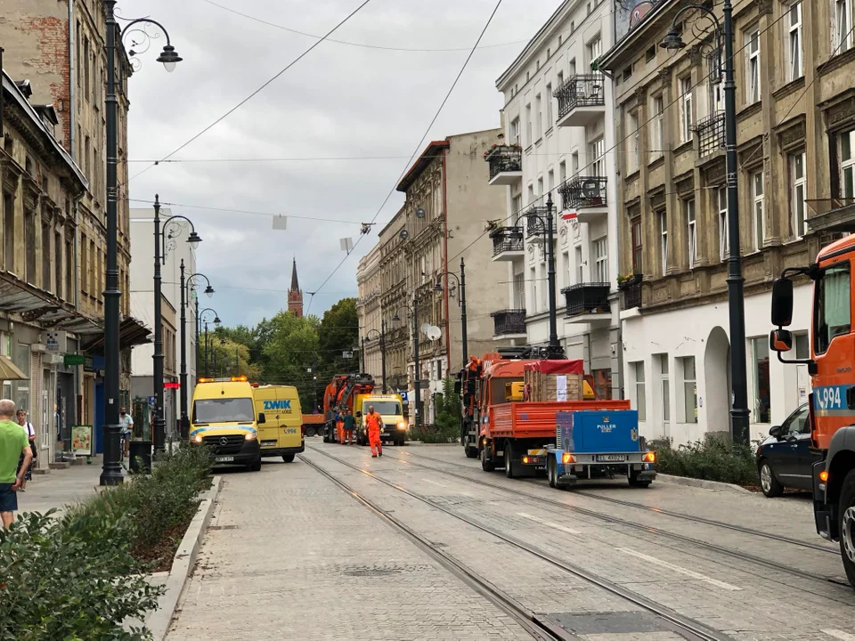 Remont kanału ogólnospływowego na Nowomiejskiej w Łodzi