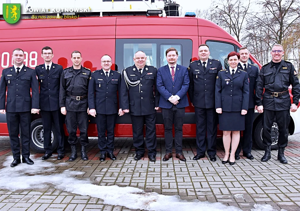 Starosta Daniel Kowalik wziął udział w naradzie rocznej KP PSP w Kutnie i OSP z powiatu kutnowskiego