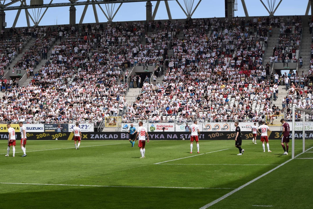 Piłkarskie starcie ŁKS Łódź z Resovią - Stadion Króla 21.05.2023