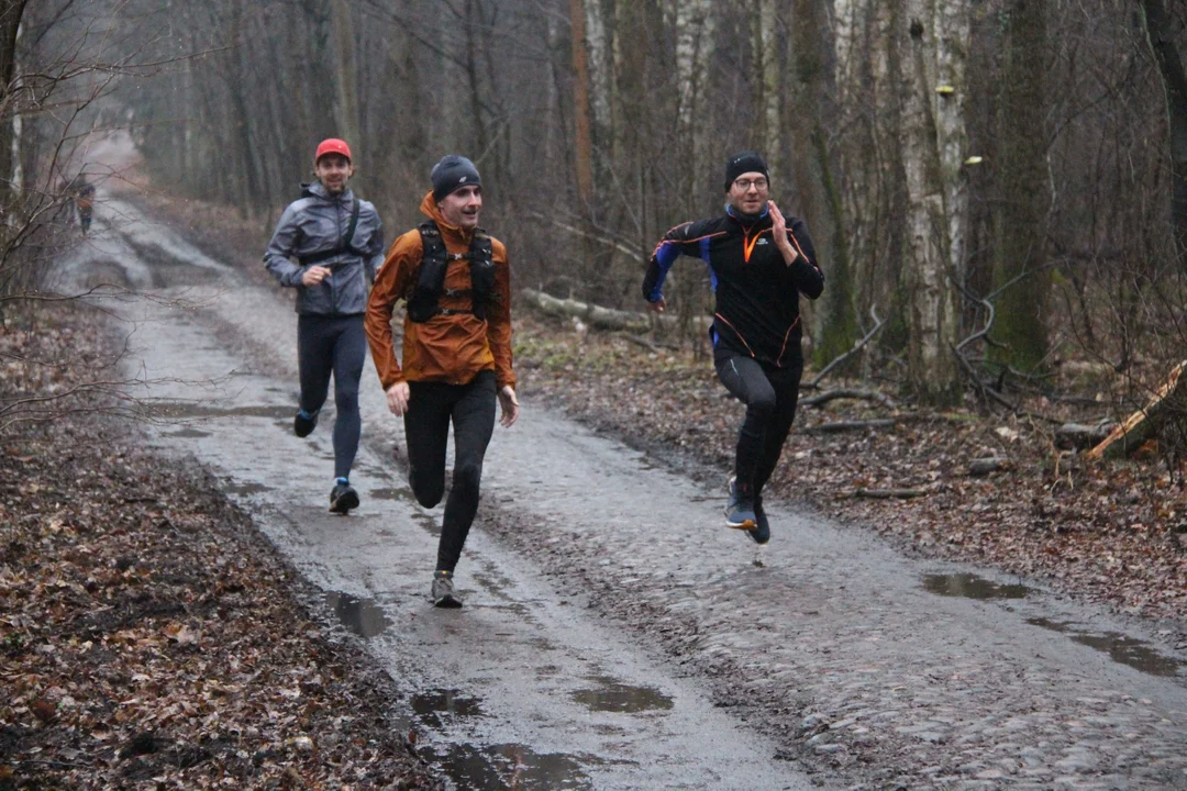 Walentynkowy parkrun w Lesie Łagiewnickim