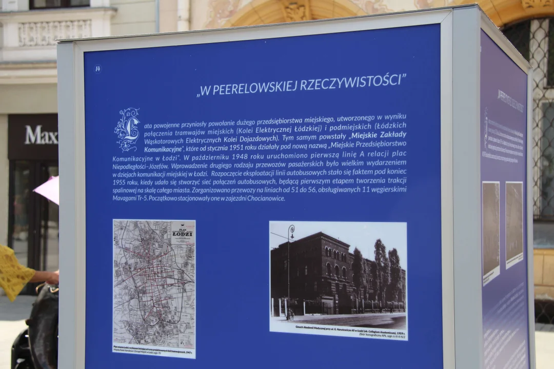 Niezwykłe wystawy o historii naszego miasta na ulicy Piotrkowskiej