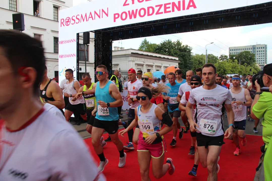 21. Bieg Ulicą Piotrkowską Rossmann Run w Łodzi