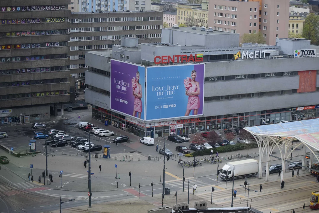 Panorama miasta widziana z wieżowca Red Tower