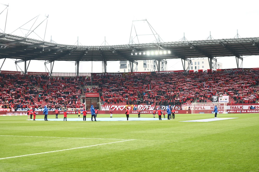 Mecz Widzew – Cracovia, Łódź 9 lutego 2025 r.