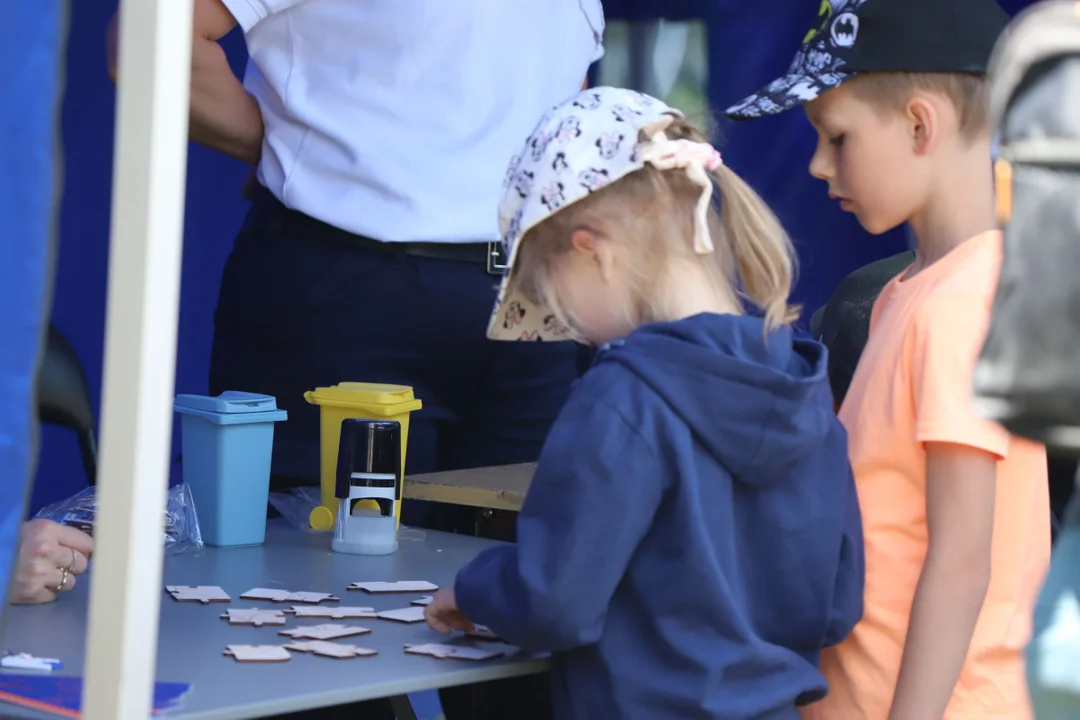 Piknik rodzinny z okazji dnia dziecka na Młynku w Łodzi