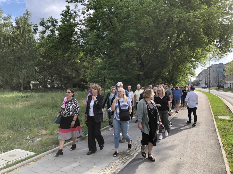 Społeczny odbiór inwestycji na ul. Wojska Polskiego w Łodzi