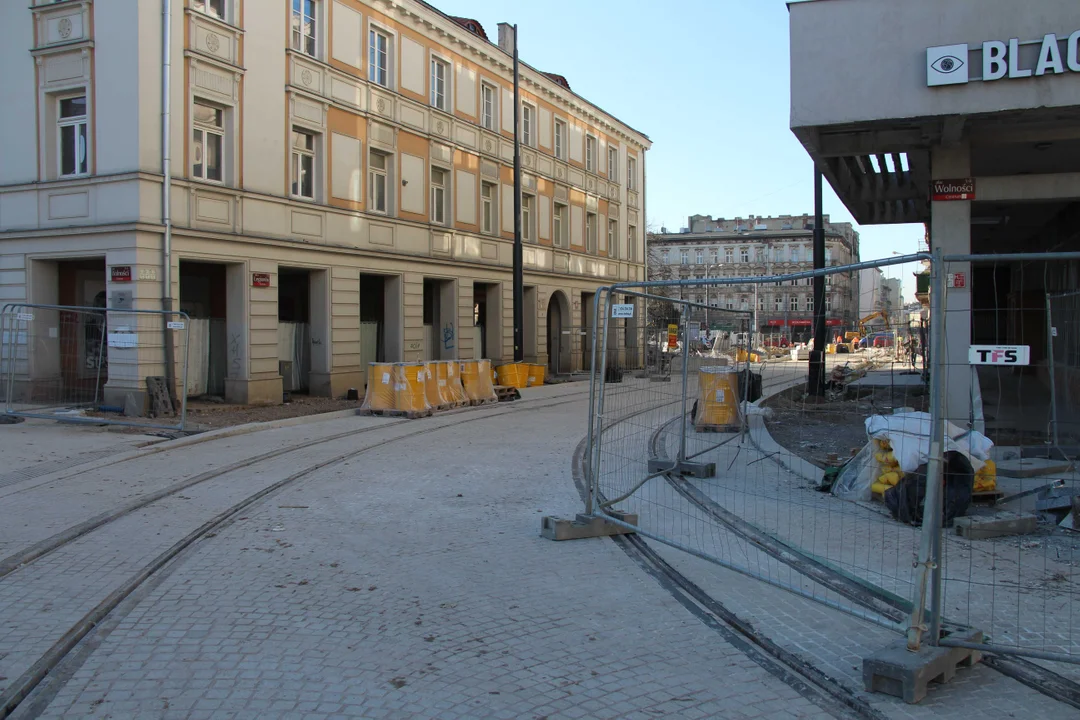 Dobiega końca przebudowa placu Wolności w Łodzi