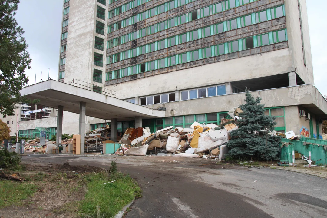 Hotel Światowit znika z mapy Łodzi