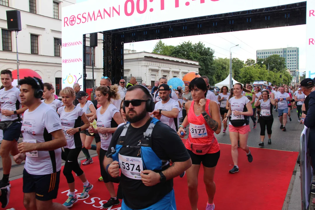 21. Bieg Ulicą Piotrkowską Rossmann Run w Łodzi