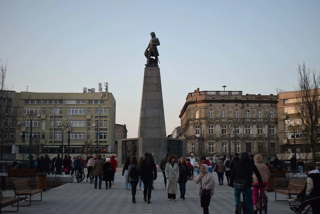 Plac Wolności w Łodzi po otwarciu