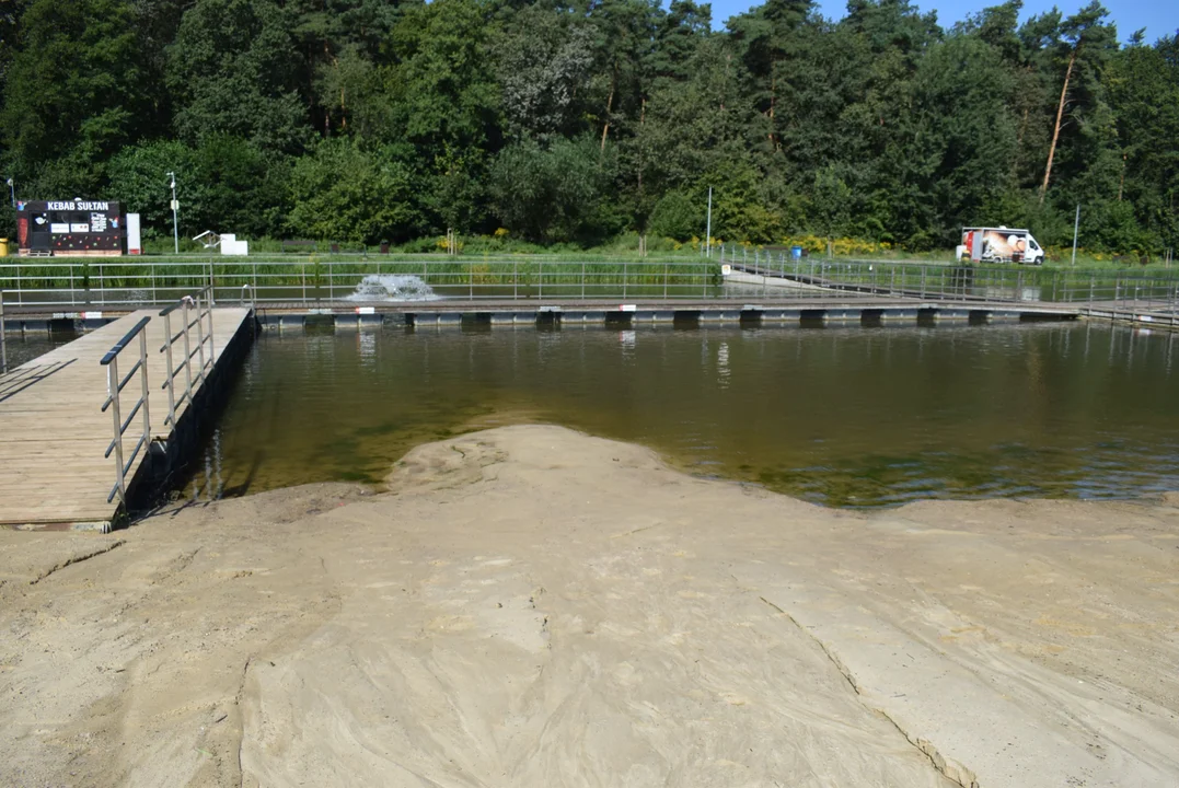 Plaża na Malince w naprawie