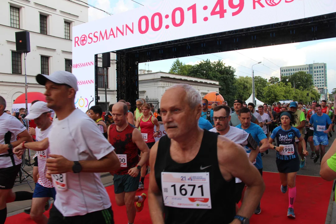 21. Bieg Ulicą Piotrkowską Rossmann Run w Łodzi