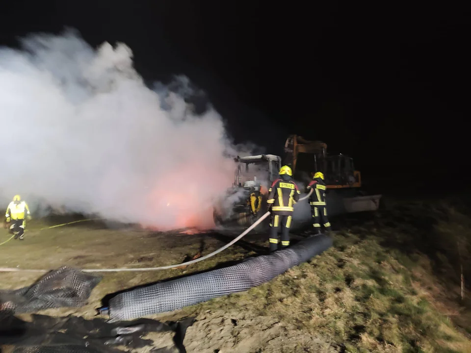 Pożar przy budowie elektrowni jądrowej. Straty liczone w milionach