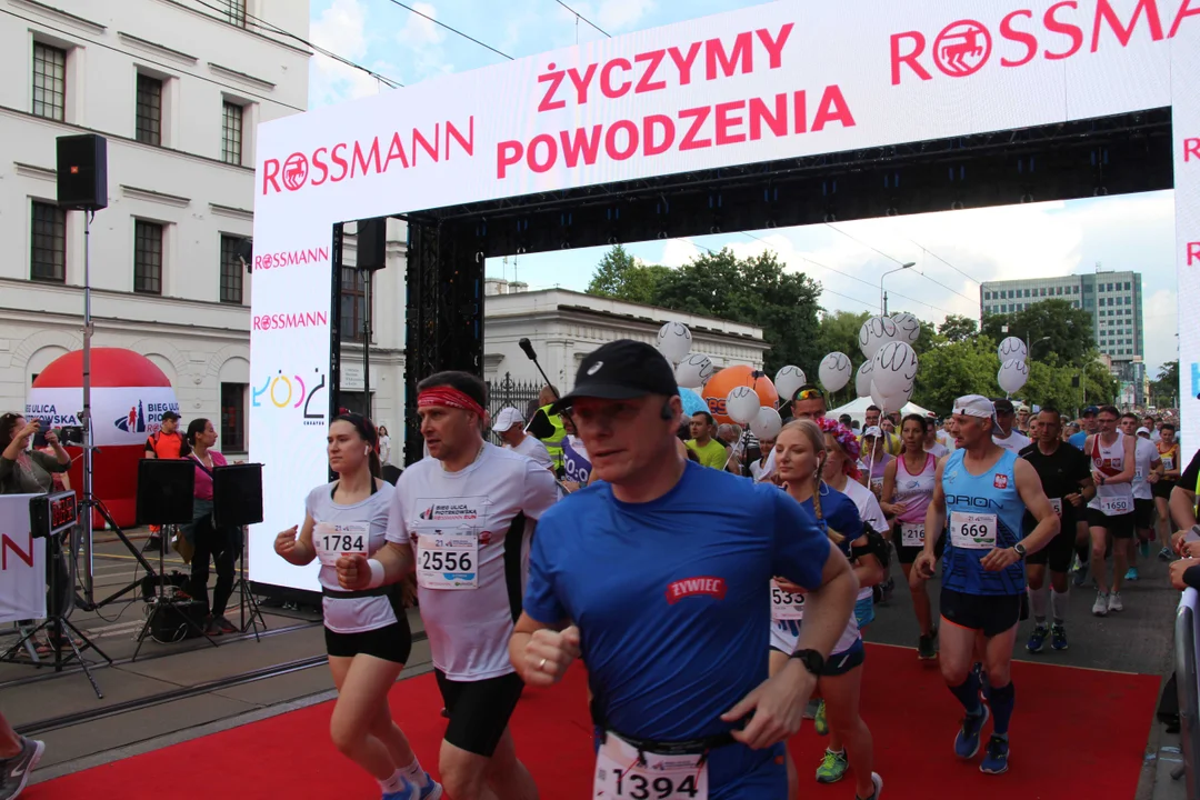 21. Bieg Ulicą Piotrkowską Rossmann Run w Łodzi